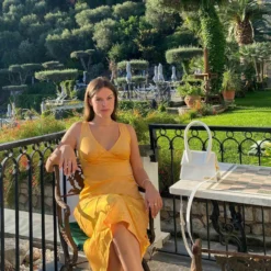 Loren Maxi Dress - Mango Shimmer -Outfityo Sales MaggieMcCormack EComm4 scaled