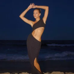 Palace Hotel Maxi Dress - Black