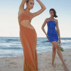 Palace Hotel Maxi Dress - Tangerine