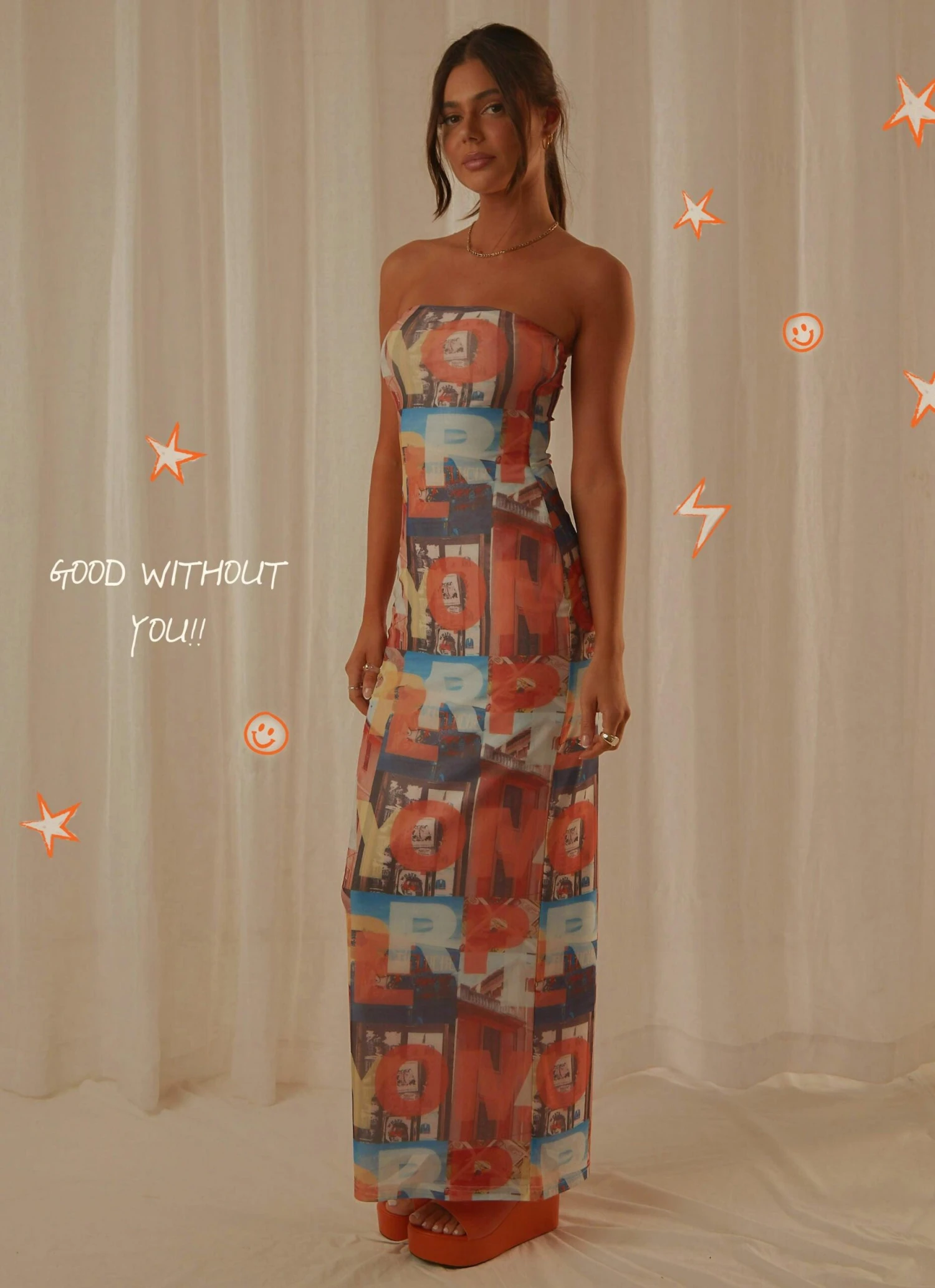 Good Without You Maxi Dress - PM Film Graphic 1 Good Without You Maxi Dress - PM Film Graphic