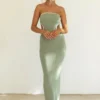 Sunrise Cove Maxi Dress - Basil Green