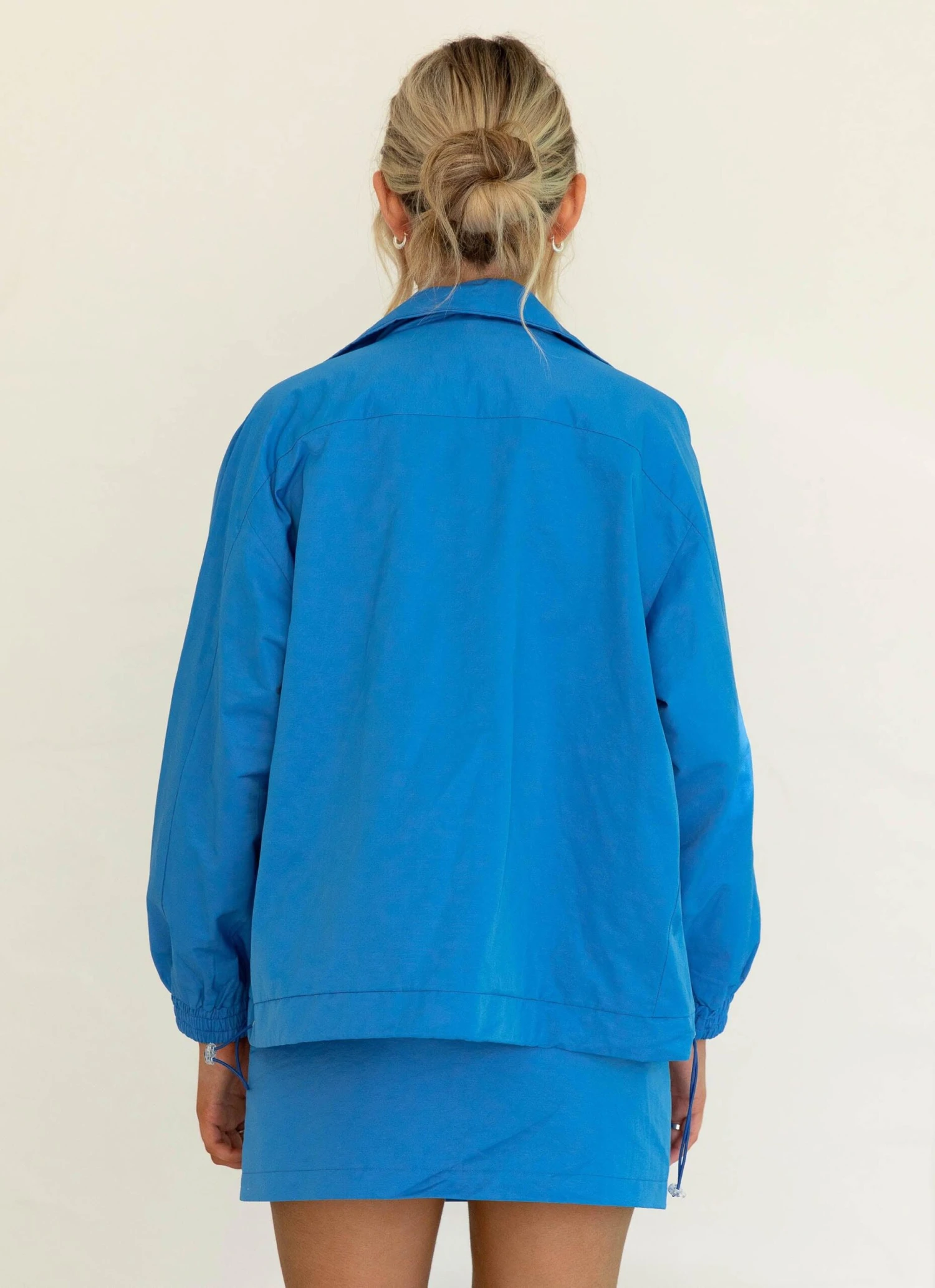 Park City Windbreaker Jacket - Electric Blue 3 Park City Windbreaker Jacket - Electric Blue - Image 3