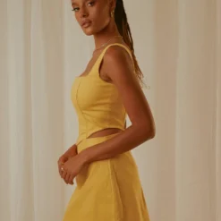 Pastel Skies Bustier Top - Mango 8 Pastel Skies Bustier Top - Mango -Outfityo Sales Peppermayo Jenaya 7.2.22 P2 37 scaled