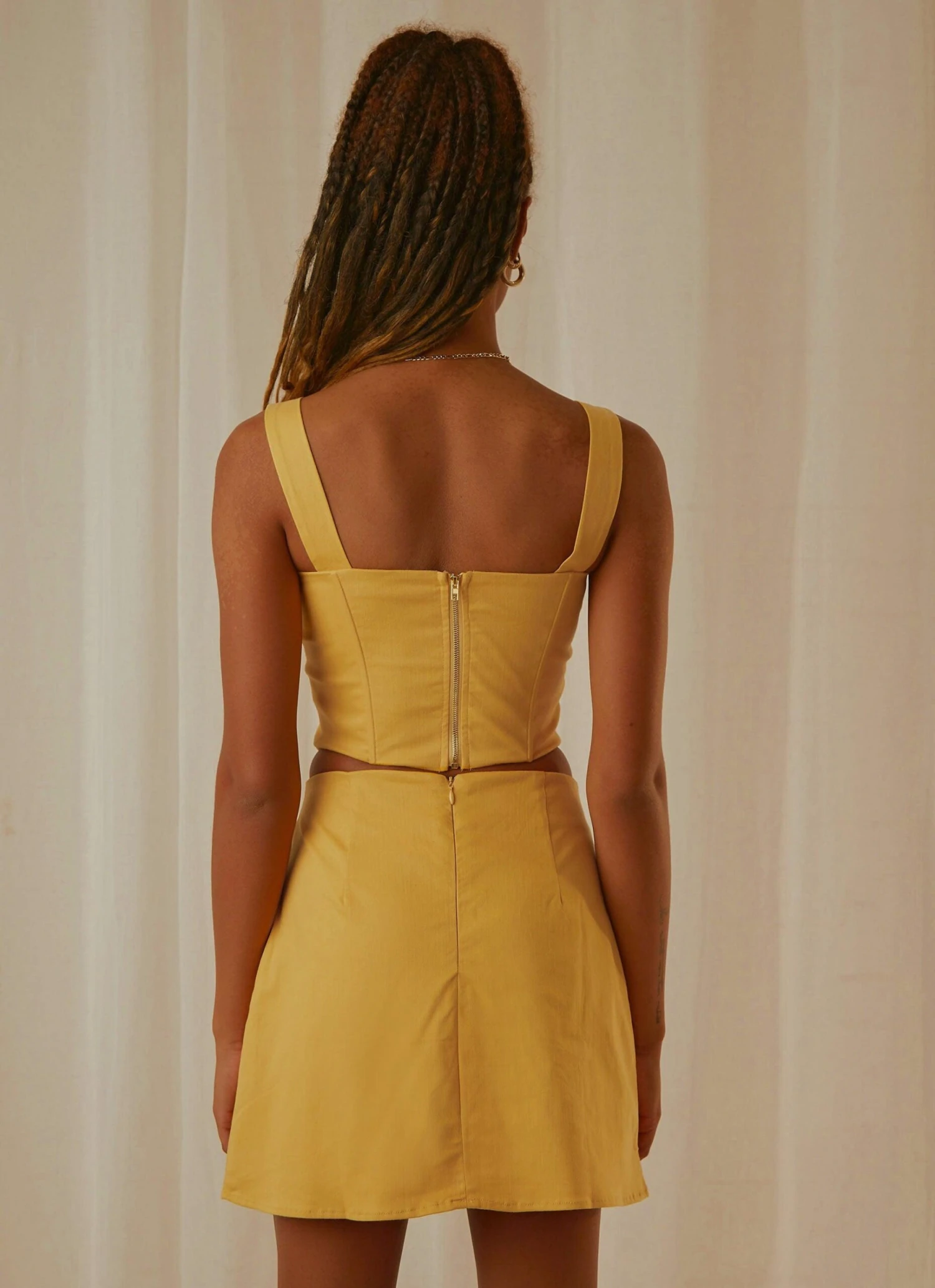 Pastel Skies Bustier Top - Mango 5 Pastel Skies Bustier Top - Mango - Image 5