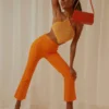 Runway Show Pants - Bright Orange