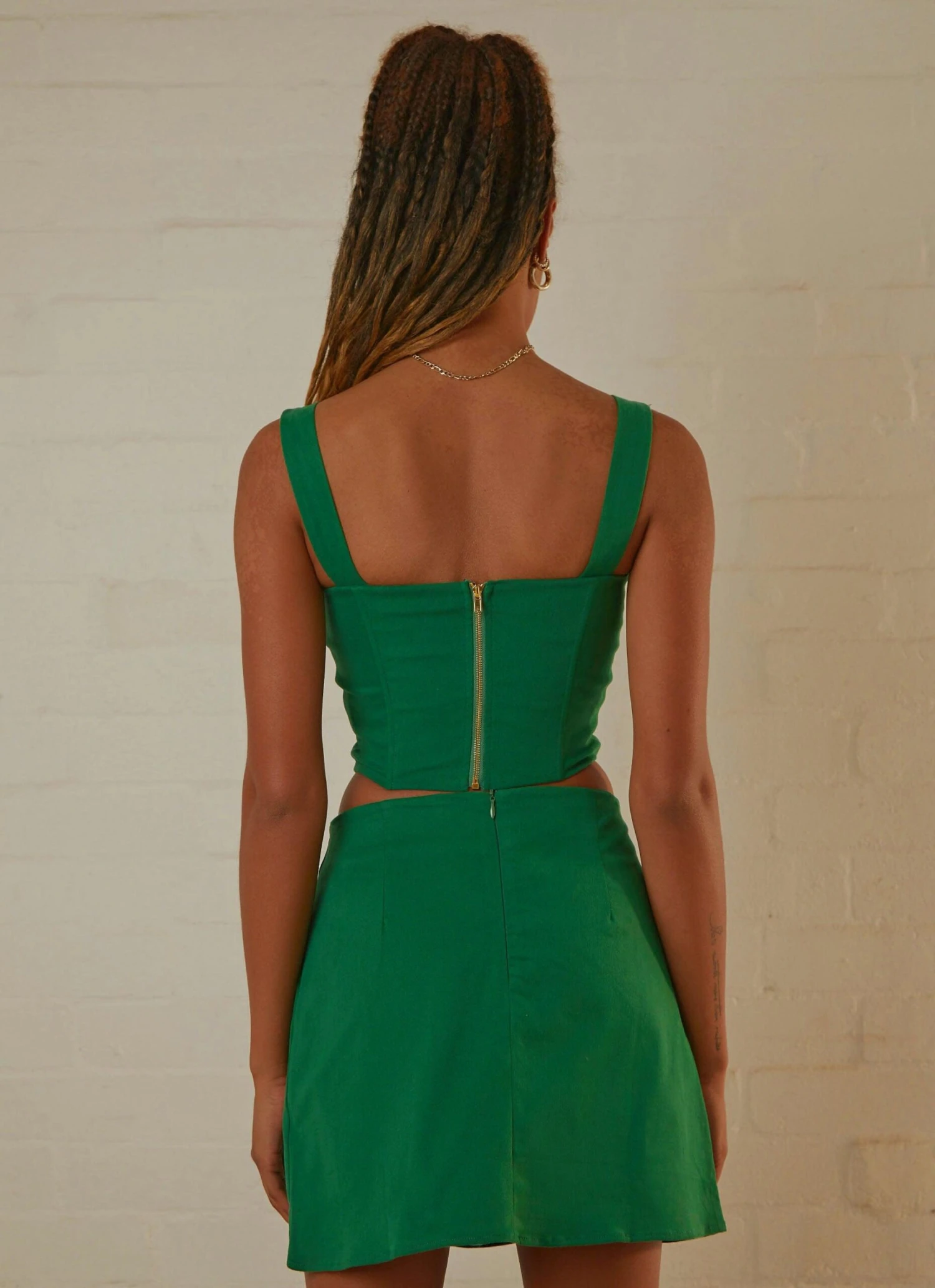 Pastel Skies Bustier Top - Jade Green 5 Pastel Skies Bustier Top - Jade Green - Image 5