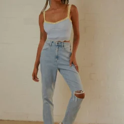 Wrangler Drew Jean - Pinnacle Blue -Outfityo Sales Peppermayo Jenaya 7.2.22 P5 63 scaled