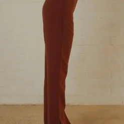 4TH & RECKLESS Elita Trouser - Chestnut Brown -Outfityo Sales Peppermayo Jenaya 7.2.22 P6 13 scaled