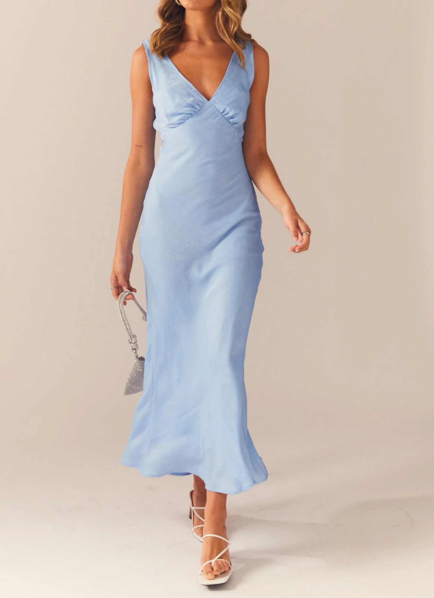 Loren Maxi Dress - Blue 3 Loren Maxi Dress - Blue - Image 3