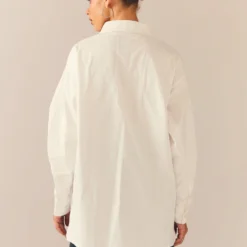 Glacier Oversized Shirt - White -Outfityo Sales Peppermayo Kiana 1.12.22 60 scaled