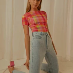 Lee High Moms Jean - Real Blue