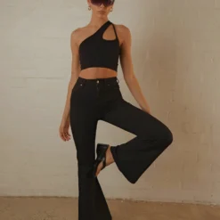 Eastcoast Flare Pants - Galaxy Black