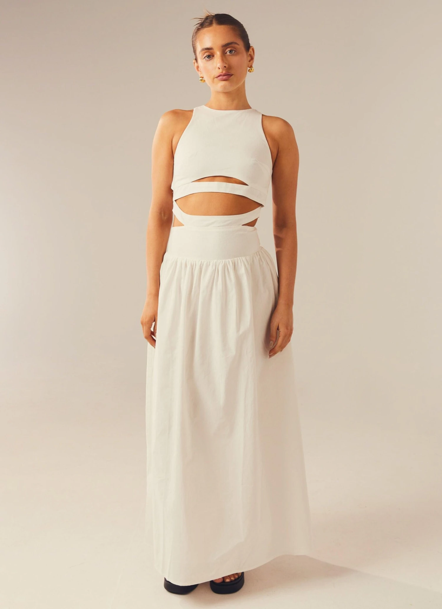 Meet Me In Majorca Maxi Dress - White 2 Meet Me In Majorca Maxi Dress - White - Image 2