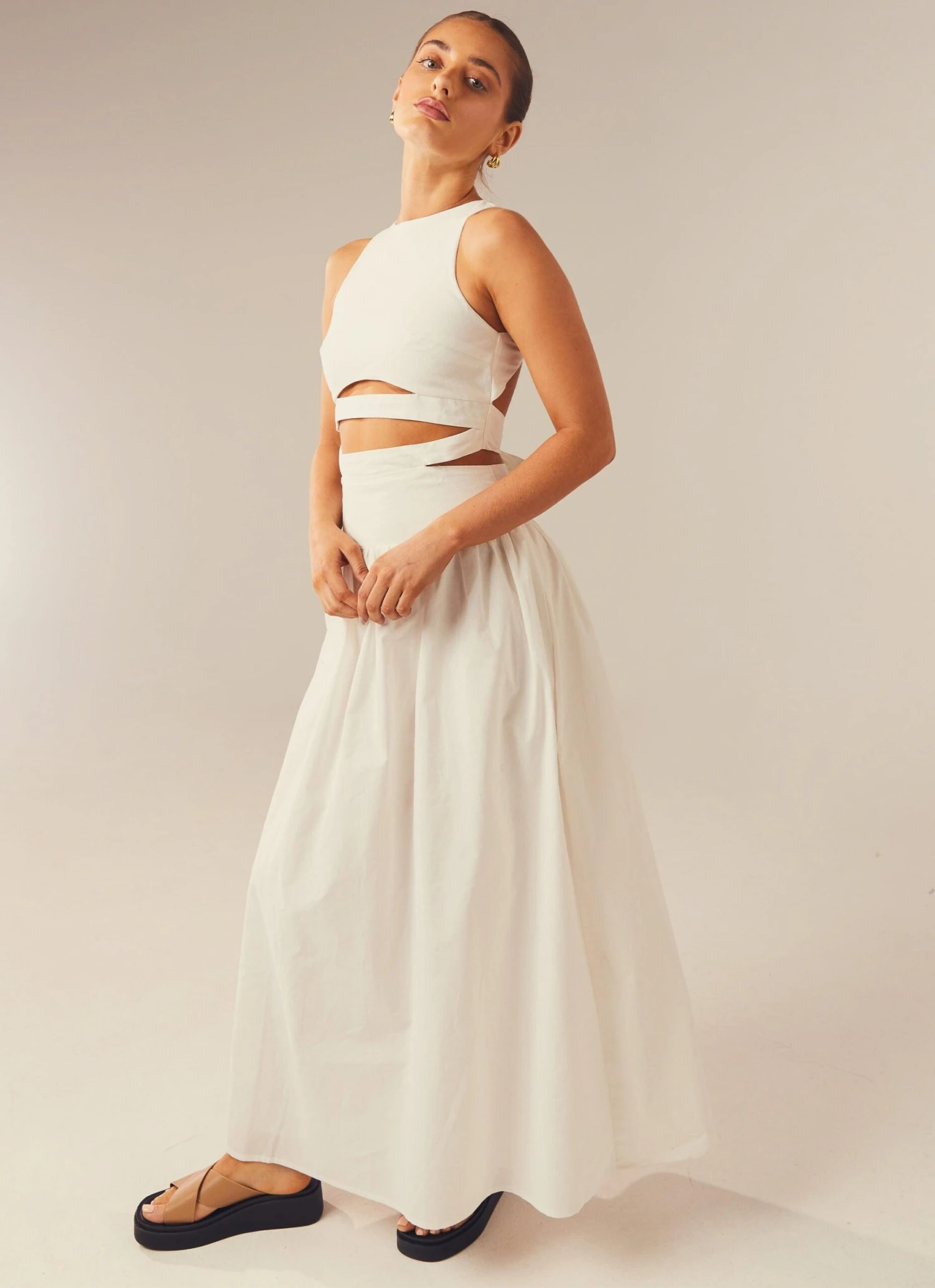 Meet Me In Majorca Maxi Dress - White 3 Meet Me In Majorca Maxi Dress - White - Image 3