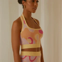 New Dreams Knit Halter - Psychedelic -Outfityo Sales Peppermayp Wholesale MARCH 178 scaled