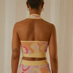 New Dreams Knit Halter - Psychedelic -Outfityo Sales Peppermayp Wholesale MARCH 179 scaled