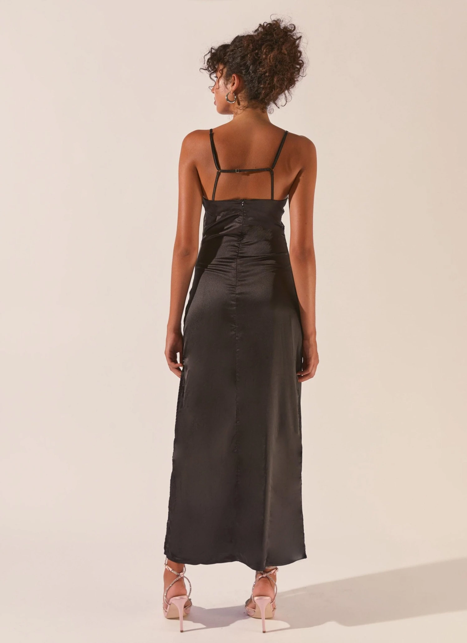 Worst Behaviour Diamante Maxi Dress - Onyx 5 Worst Behaviour Diamante Maxi Dress - Onyx - Image 5