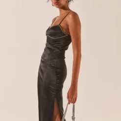 Worst Behaviour Diamante Maxi Dress - Onyx 8 Worst Behaviour Diamante Maxi Dress - Onyx -Outfityo Sales Worst Behaviour Black 5 scaled