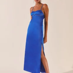 Worst Behaviour Diamante Maxi Dress - Cobalt Blue 8 Worst Behaviour Diamante Maxi Dress - Cobalt Blue -Outfityo Sales Worst Behaviour Cobolt 4 scaled