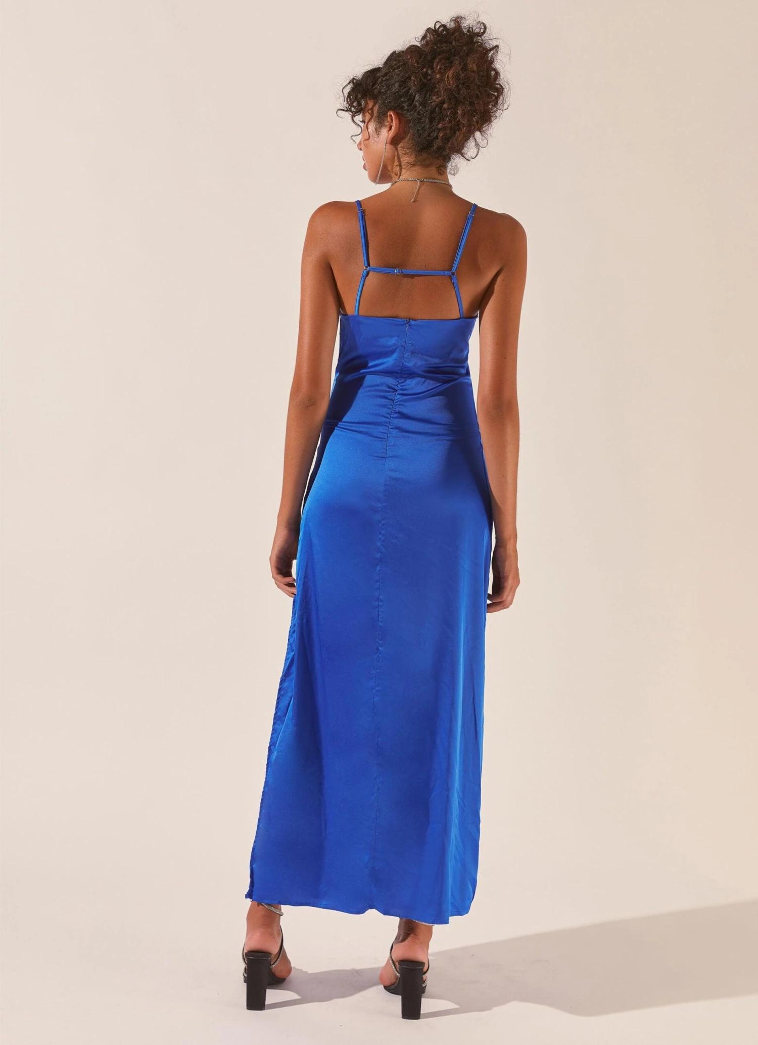 Worst Behaviour Diamante Maxi Dress - Cobalt Blue 5 Worst Behaviour Diamante Maxi Dress - Cobalt Blue - Image 5