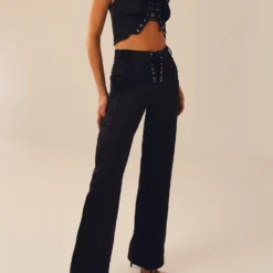 Meet At Midnight Pants - Onyx -Outfityo Sales a1d5c824ac1943f098f823db016fbc63