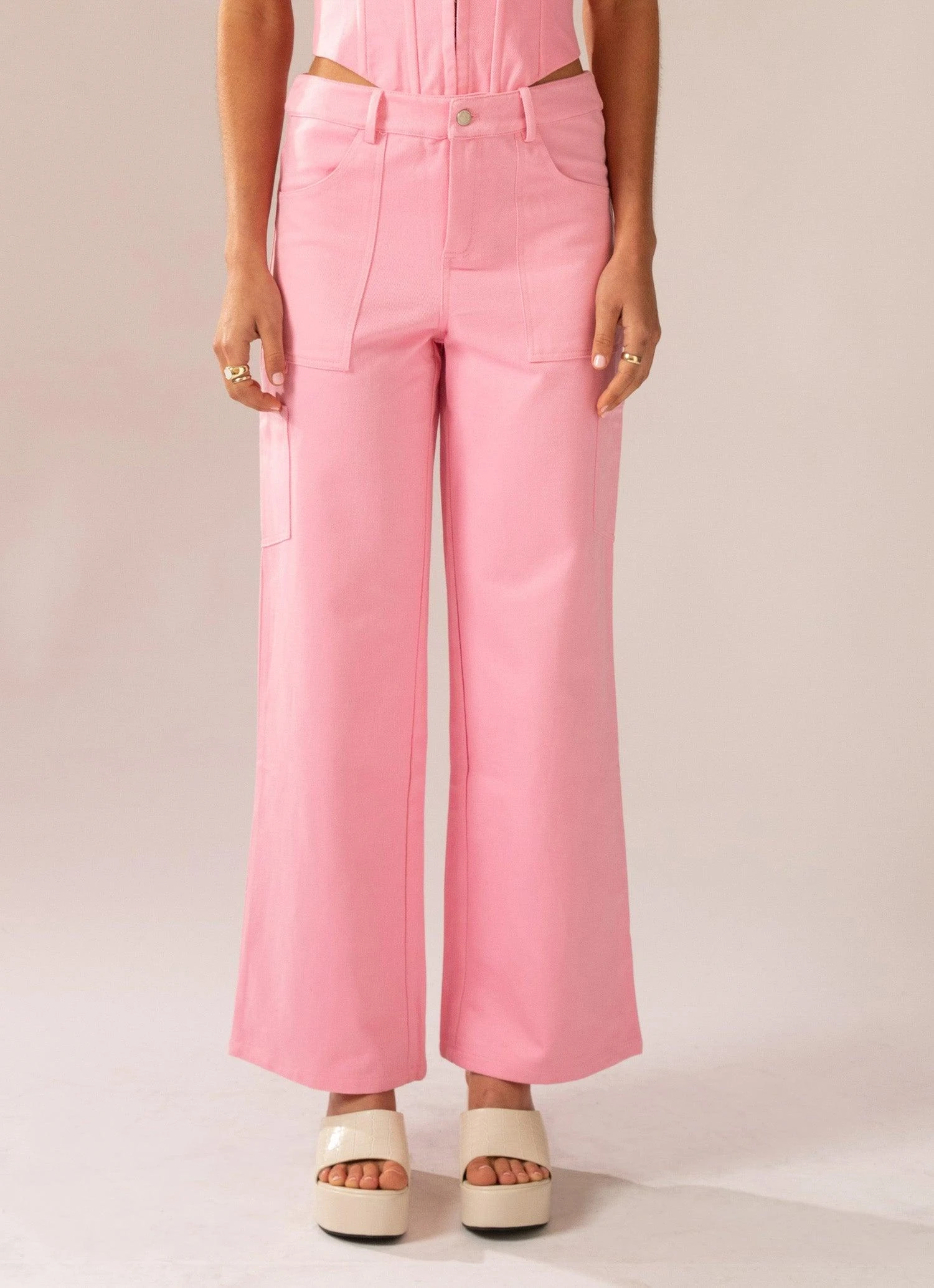 Arya Low Rise Pants - Blossom 6 Arya Low Rise Pants - Blossom - Image 6