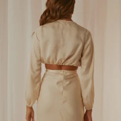 Soleil Tie Top - Ivory -Outfityo Sales a8eca9275b09413695b1333207d3f74b scaled