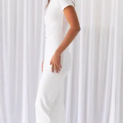 Being Organic Cotton Rib Tee Maxi Dress - Ivory -Outfityo Sales a98b4eb4fd72436b9423219051703412