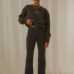 Original Straight Jean - Stone Black