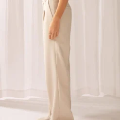 Magdalena Suit Pants - Stone -Outfityo Sales ad9fd50827a2431da83aa3b6931c6d48