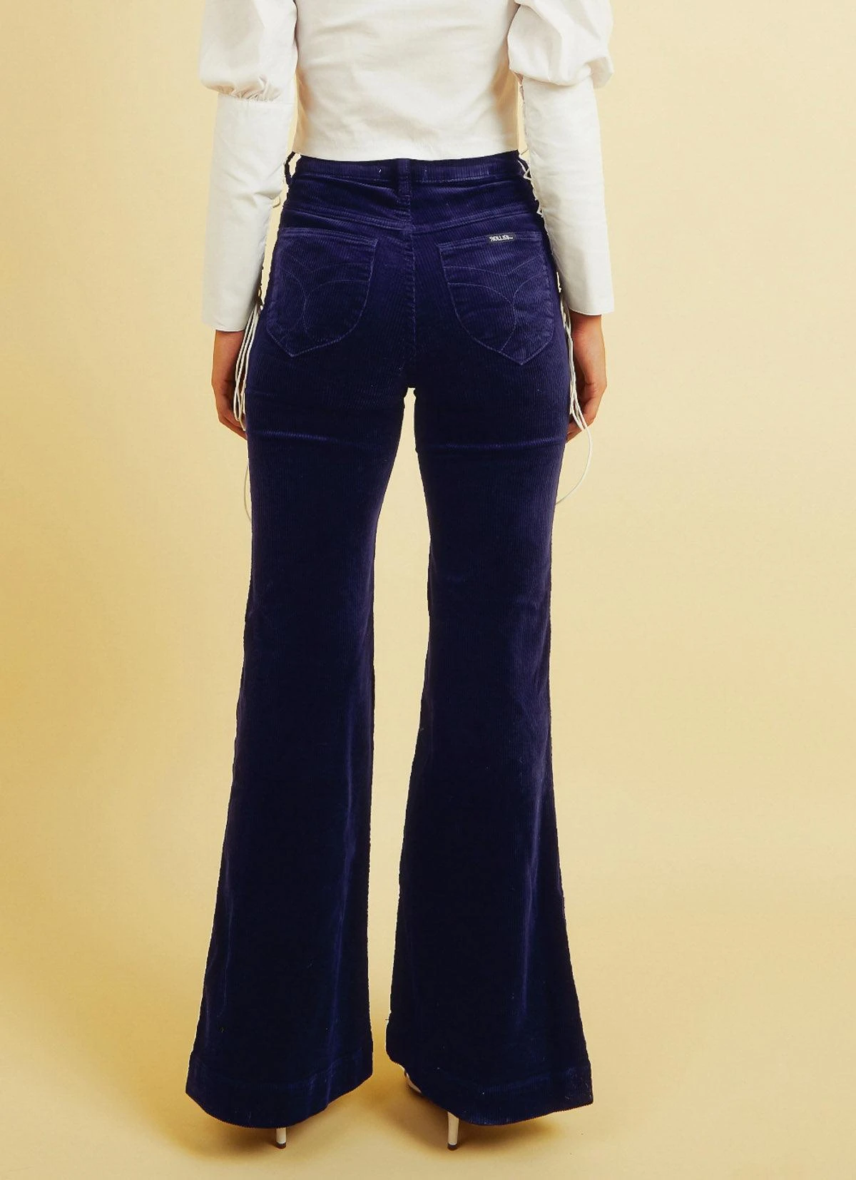 Eastcoast Flare Pants - Midnight Cord 6 Eastcoast Flare Pants - Midnight Cord - Image 6
