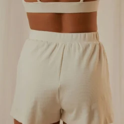 PM Basic Organic Cotton Shorts - Ivory -Outfityo Sales b77a228029e847728f60e8518bef69b3 scaled