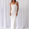 Necessity Organic Cotton Rib Maxi Dress - Ivory