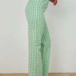 90s Check Pants - Green Check -Outfityo Sales bacd9b7c46ca49e2b62400ee0fca44ff