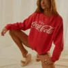 Enjoy Coca Cola Classic Sweat - Coke Red
