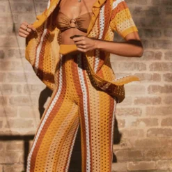 Sunfields At Sunset Crochet Pants - Golden Hour Stripe -Outfityo Sales bd0fb2ff3c214690bb6a2498229493f6 scaled