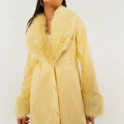 Songs Of Sunshine PU Coat - Sunshine Yellow -Outfityo Sales bf2a7dfc9b2f45708958006d805dc2e4