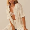 Jaded Knit Shirt - White Sand