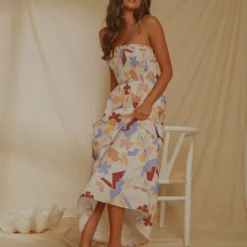 Holiday Sun Maxi Dress - Abstract Resort