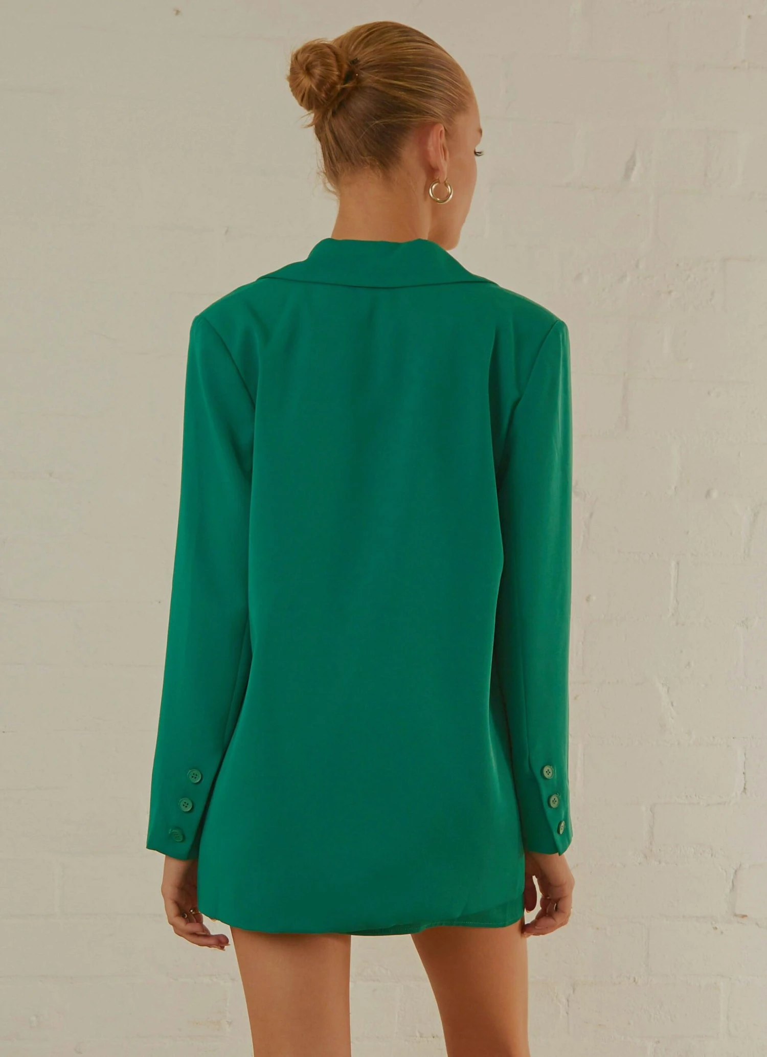 Italian Cities Blazer - Jade Green 5 Italian Cities Blazer - Jade Green - Image 5