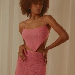 Cancun Crochet Halter Top - Pink 8 Cancun Crochet Halter Top - Pink -Outfityo Sales cd98ed0dc09c49b48c54d1eddc3e1815 da439bf3 0e90 4f88 ace1 ab19194f4099 scaled