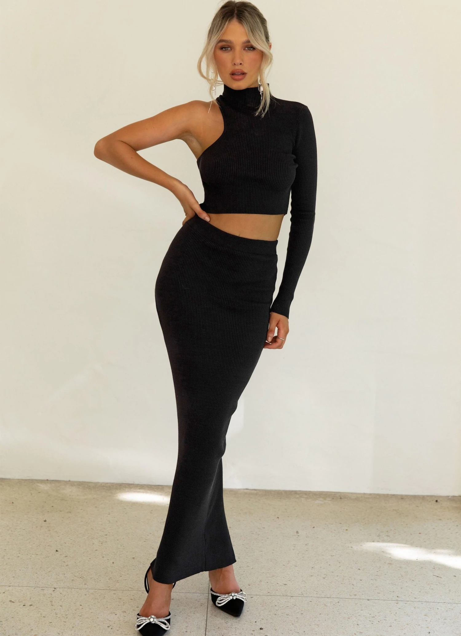 Toxic Dream Knit Top - Raven 6 Toxic Dream Knit Top - Raven - Image 6