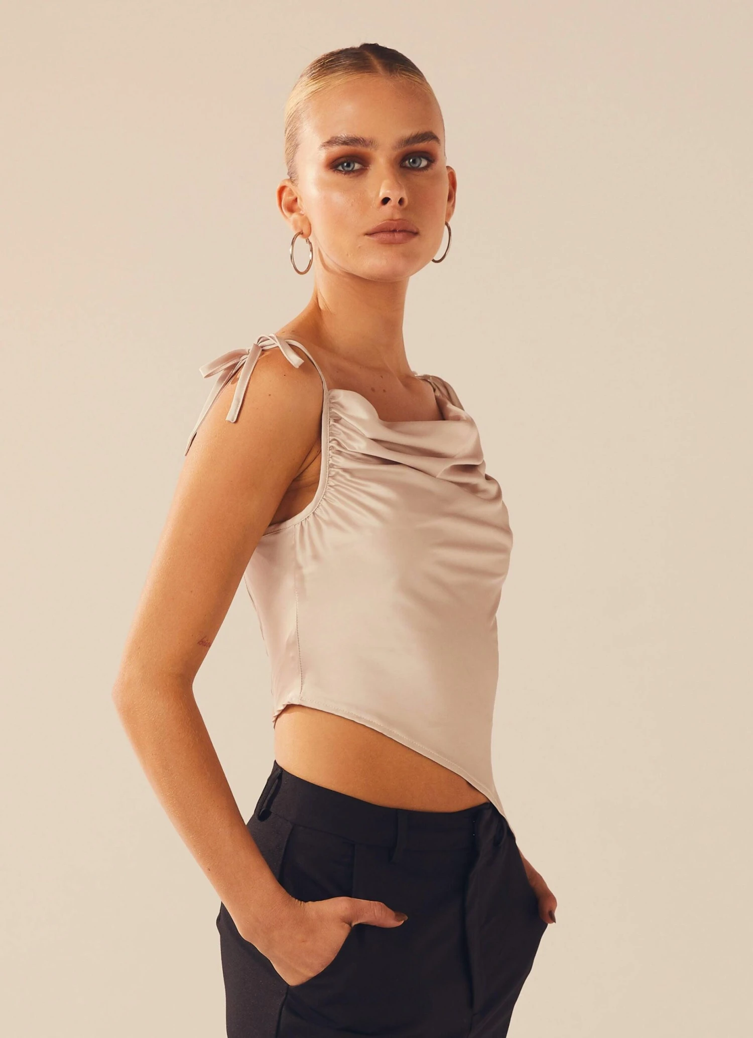 Take It Away Top - Champagne 3 Take It Away Top - Champagne - Image 3