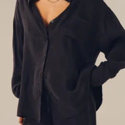 Do Not Disturb Cupro Shirt - Shadow -Outfityo Sales d35ad7a6c35442bd99b901d757a0666d scaled