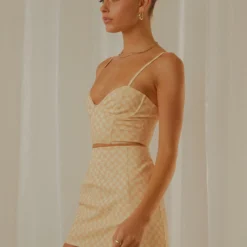 Sunday Girl Bustier Crop - Neutral Check 8 Sunday Girl Bustier Crop - Neutral Check -Outfityo Sales d42f83e349e24f2485dc95bab07818ef scaled