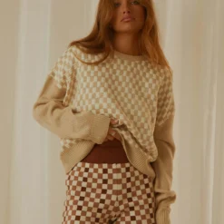 Checker Knit - Bone -Outfityo Sales d5bc8d3825454d2797a263a3d905a628 scaled