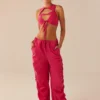 Fluorescent Nights Pants - Fluorescent Pink