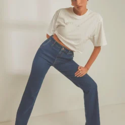 Lee High Straight 80 Jean - Capital Rinse