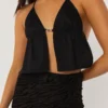 Mystic Halter Top - Black