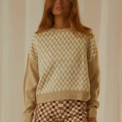 Checker Knit - Bone -Outfityo Sales dce3876c099b497a813663c05a9e7631 scaled